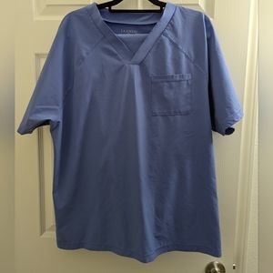 Jaanuu Set Ceil blue men's scrub top and joggers XL